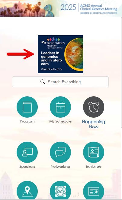 Homescreen static ad